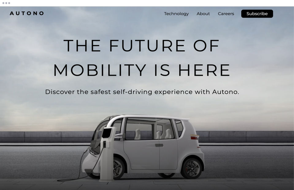 自動駕駛汽車網站。