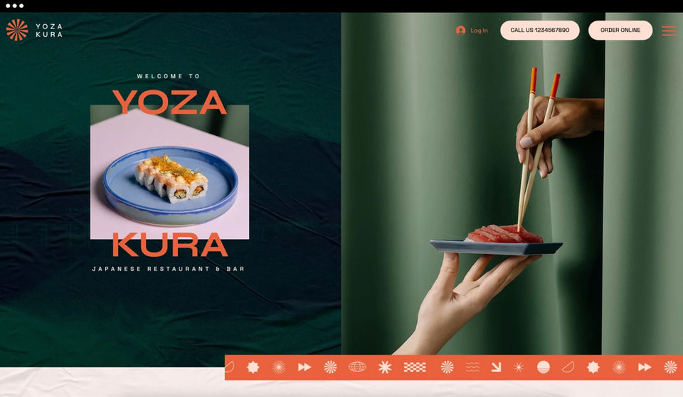 Restaurants & Food website templates - Japanese Restaurant
