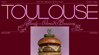 All website templates - Brasserie (Warm)