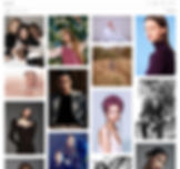 人物写真を得意とするファッションフォトグラファーの個人サイトテンプレート。