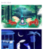 Illustration portfolio template for an illustrator