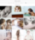 Portfolio website template for a family photographer.