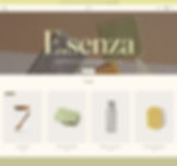 Template eCommerce di un sito web di prodotti eco sostenibili