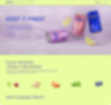 A Wix template for an eCommerce site