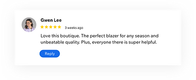 Google business profile review