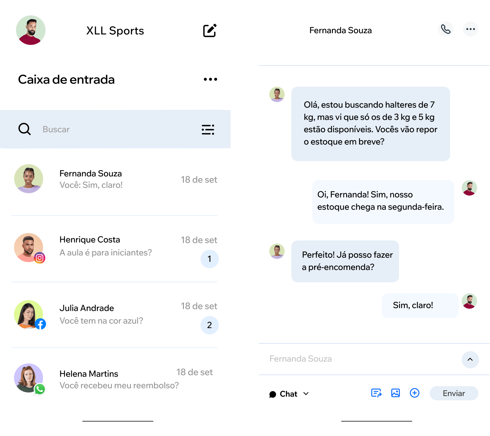 Gestão de site web a partir de um dispositivo móvel.